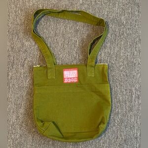 Big Bud Press Olive Green Zip Tote